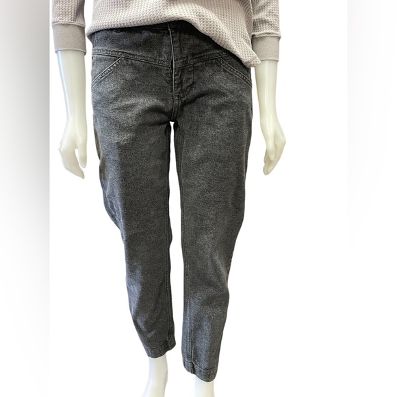 Roots High Waisted Baggy Black Wash Jeans Size 4 - Picture 1 of 11